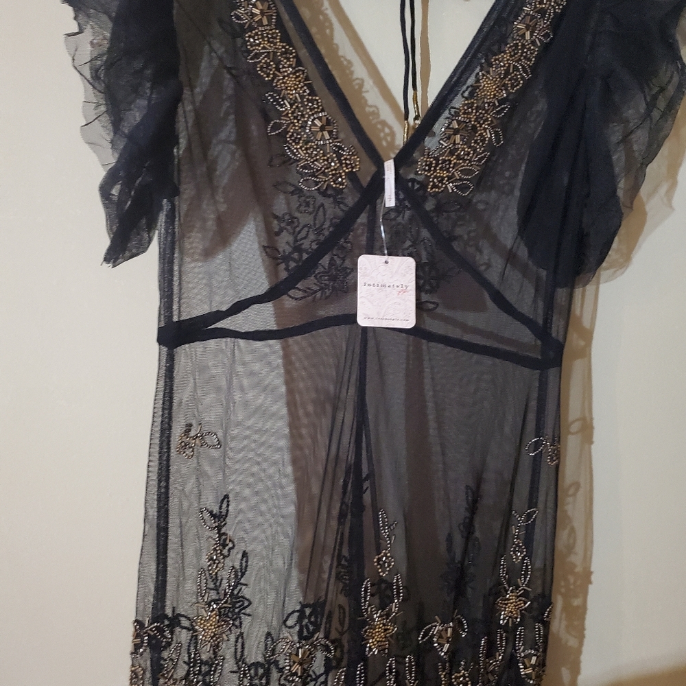 Annabelle Embroidered Maxi Slip - Picture 7 of 11